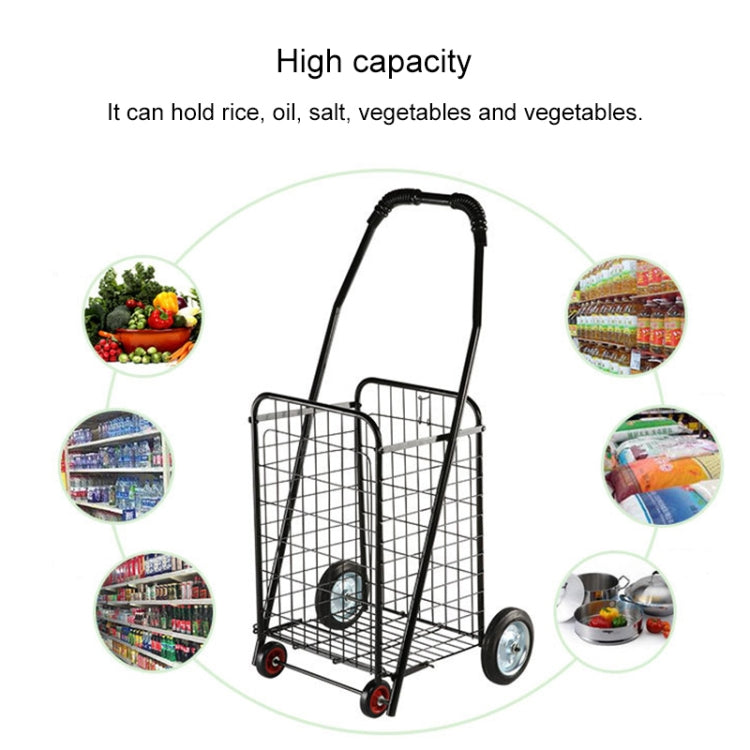 Portable Foldable Household Luggage Truck Hand Cart Shopping Small Trolley Case