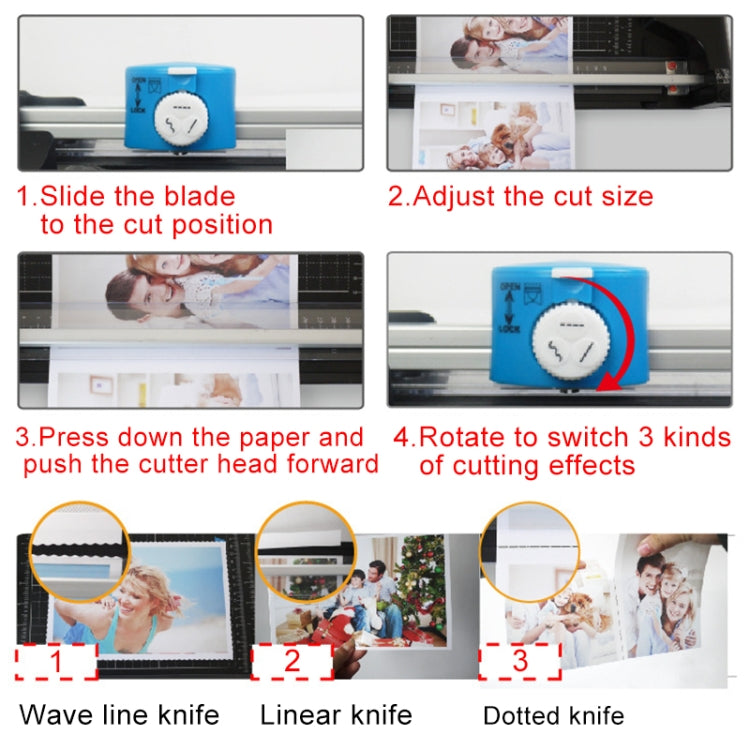 Multi-functional Folded A3 Paper Trimmer Paper Cutter Photo Cutter Business Card Cutter Paper Cutting Machine