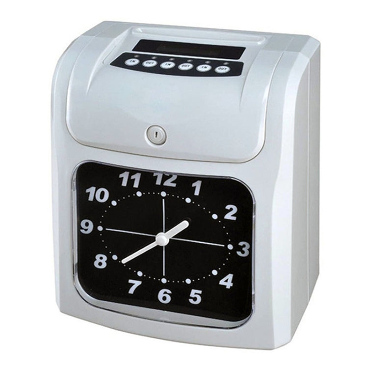 Electronic Time Clock Paper Card English Attendance Machine Punch Machine, Support Music Bell
