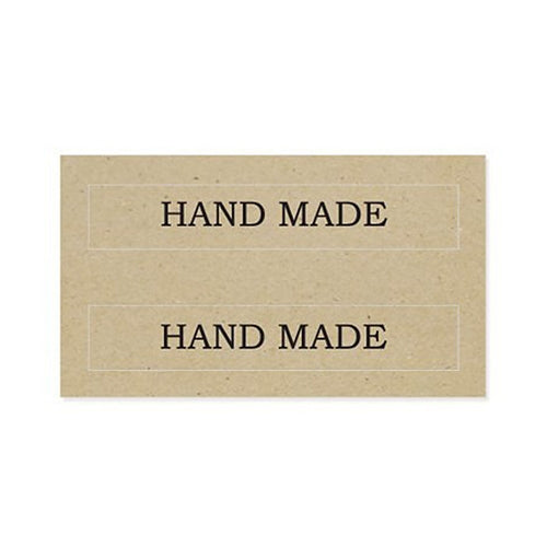 20 PCS Handmade Self-adhesive Kraft Paper Sealing Sticker DIY Decorative Stickers, Size: 8 x 1cm