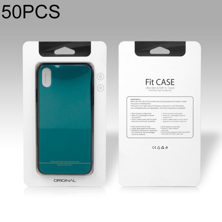 50 PCS High Quality Cellphone Case PVC + Glue Package Box for iPhone (4.7 inch) Available Size: 148mm x 78mm x 7mm