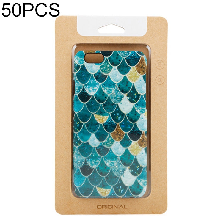 50 PCS High Quality Cellphone Case Kraft Paper Package Box for iPhone (4.7 inch)Available Size: 148mm x 78mm x 7mm