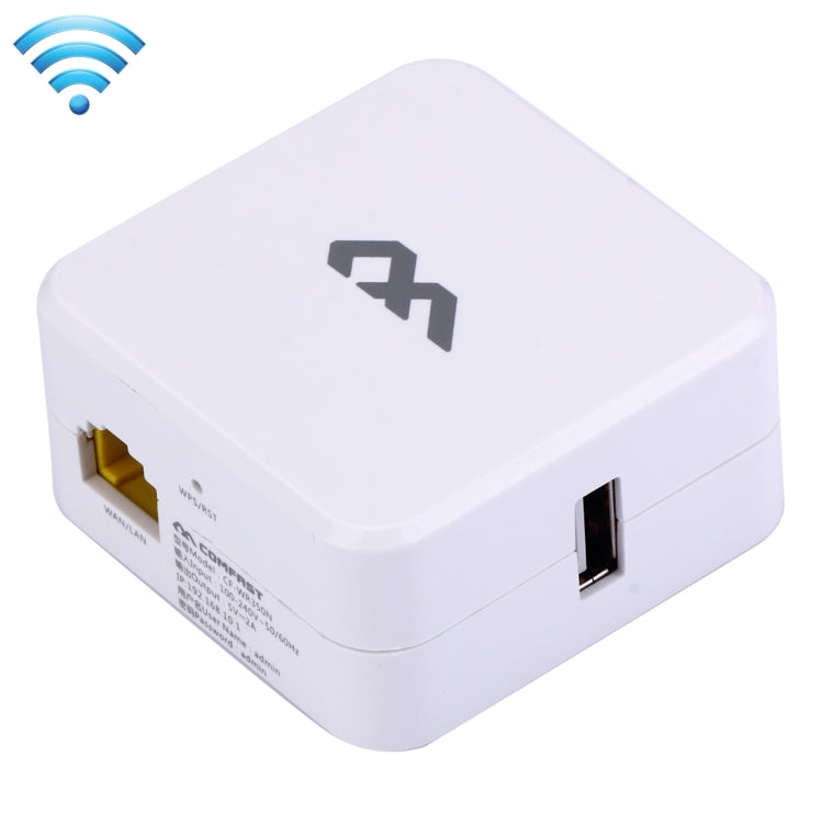 COMFAST CF-WR350N Comfast Mini Wifi Router 300Mbps 802.11n/g/b Repeater Booster with 2A USB Port, US Plug(White)