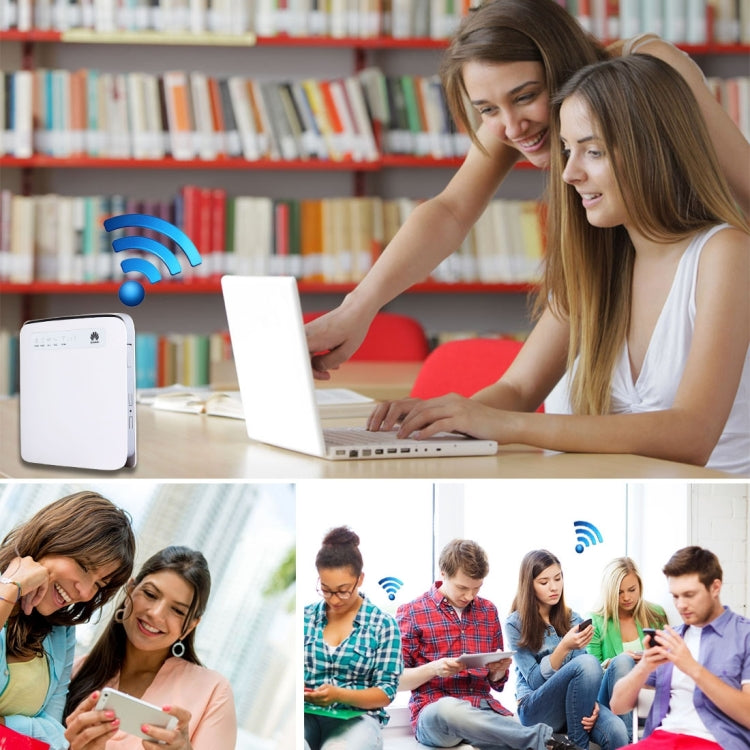 E5186-61 300Mbps 4G LTE Wireless WiFi Router (FDD 700/1800/2600MHz), Sign Random Delivery, EU Plug