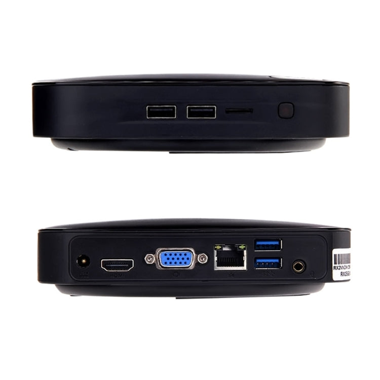 Vorke V1 Mini PC / TV Box Windows 10 Braswell Celeron J3160 Quad Core 1.6GHz, RAM: 4GB, ROM: 64GB, Support Bluetooth, WiFi, XBMC(Black)