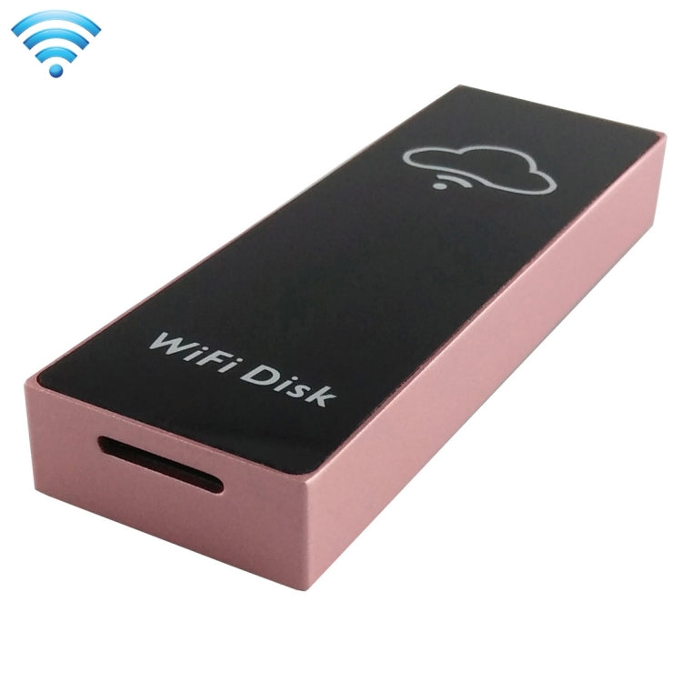 Ibank Mini WiFi Wireless Storage Box Hard Drive Disk USB Driver Card Reader with 700mAh Battery for Mobile Phones & Tablets, Compatible with Android 3.0 or Above and IOS 5.1.1 or Above, Support Micro SD Card / TF Card up to 128GB, Size: 84 x 28 x 12 mm