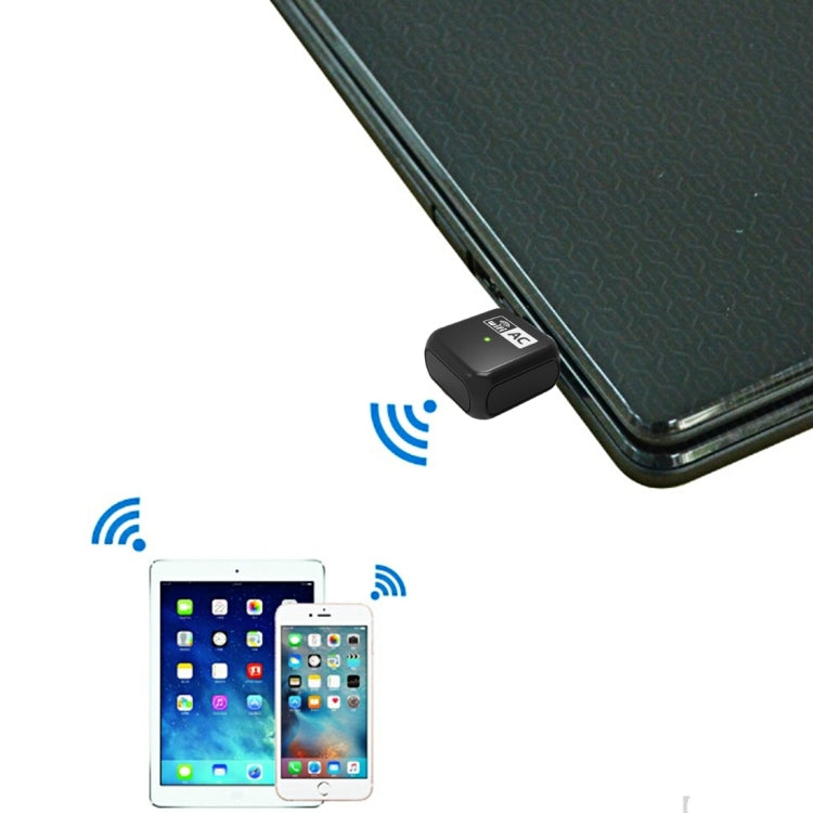 Wavlink WS-WN681A1 Mini 5GHz 433Mbps + 2.4GHz 150Mbps USB Dual Band Wifi Wireless Adapter Network Card