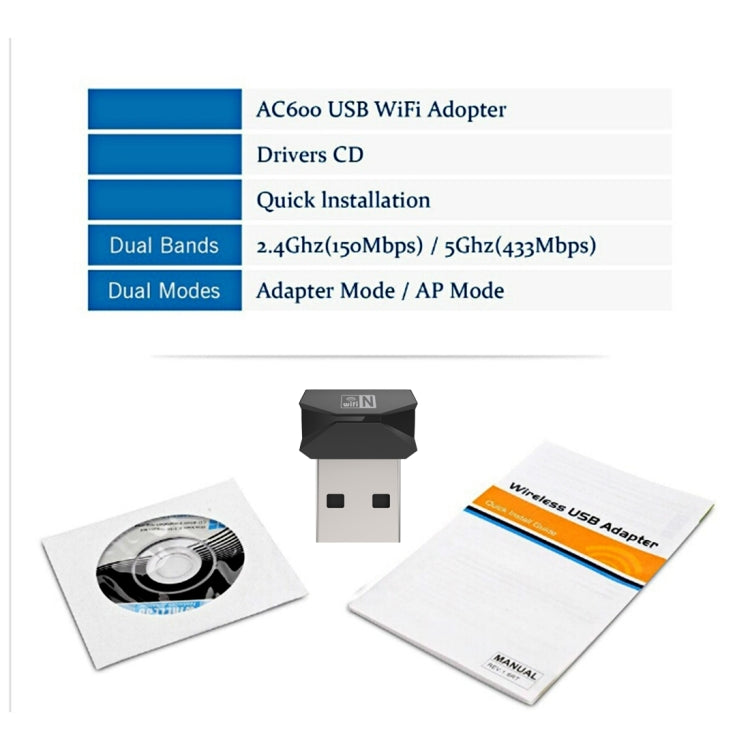 Wavlink WS-687N1 Mini 150Mbps USB Wifi 2.4GHz Wireless Adapter Network Card