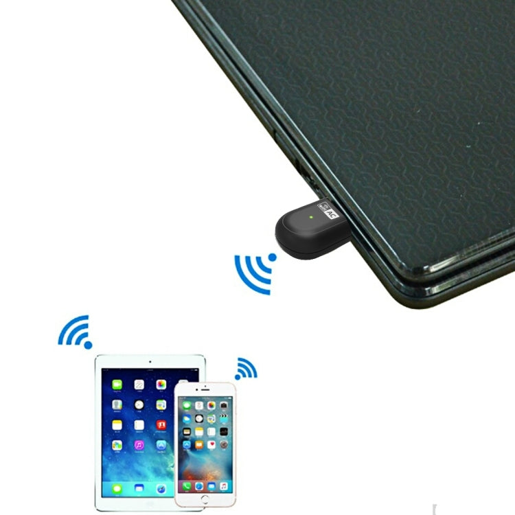 Wavlink WS-WN691A1 Mini 5GHz 433Mbps + 2.4GHz 150Mbps USB Dual Band Wifi Wireless Adapter Network Card