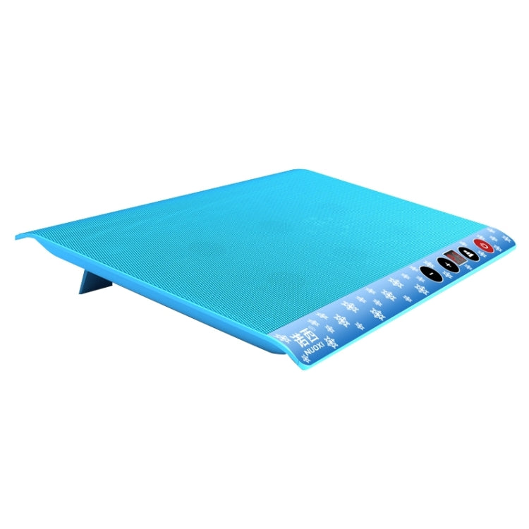 NUOXI M6 Six Fans Touch Ultra Silent Metal Surface Notebook Computer Cooling Base USB Cooler Pad with 2 x USB Ports