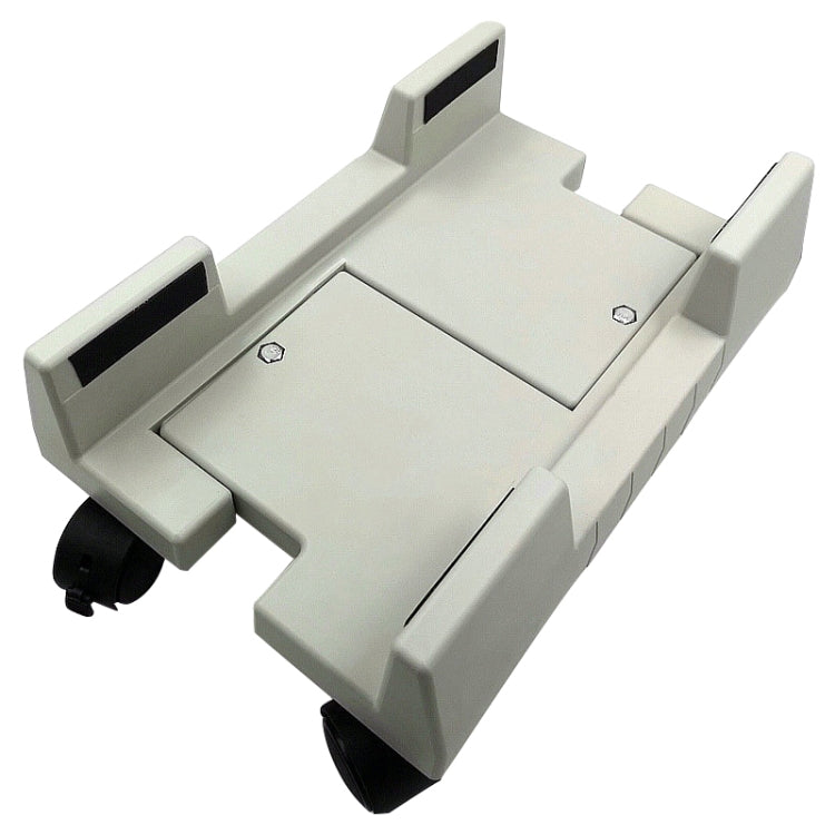 Computer Mainframe Host Adjustable Bracket with Wheel, Size: S