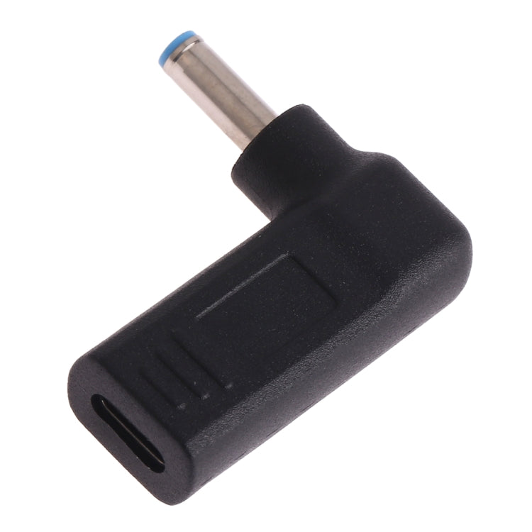 USB-C / Type-C Female to 4.5 x 3.0mm Male Plug Elbow Adapter Connector