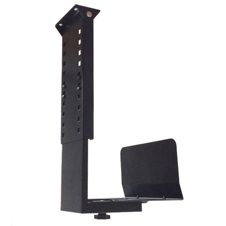 Universal PC Case Holder CPU Stand Hanging Adjustable Computer Mainframe Host Bracket, 300-500mm Height Adjustable, 145-245mm Width Adjustable
