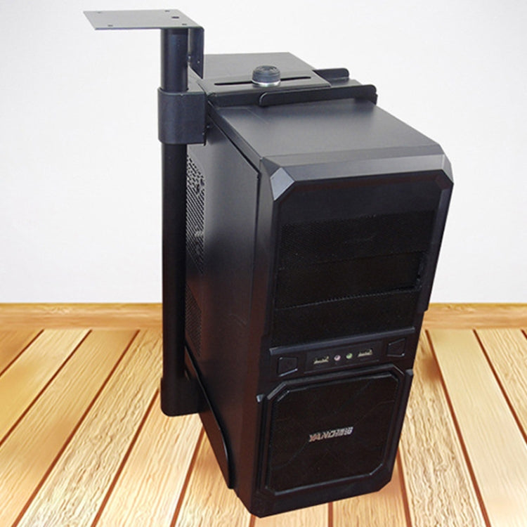 Universal PC Case Holder CPU Stand Hanging Adjustable Computer Mainframe Host Bracket, 100-430mm Height Adjustable, 135-230mm Width Adjustable