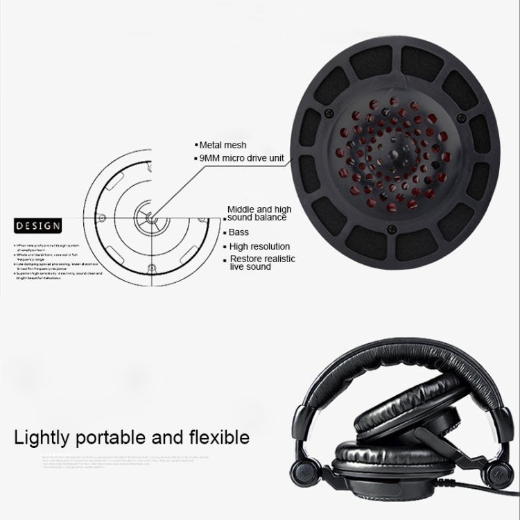 ISK HP-960B Noise Isolating Monitor Headphones Dynamic Stereo K Song Wired Headset