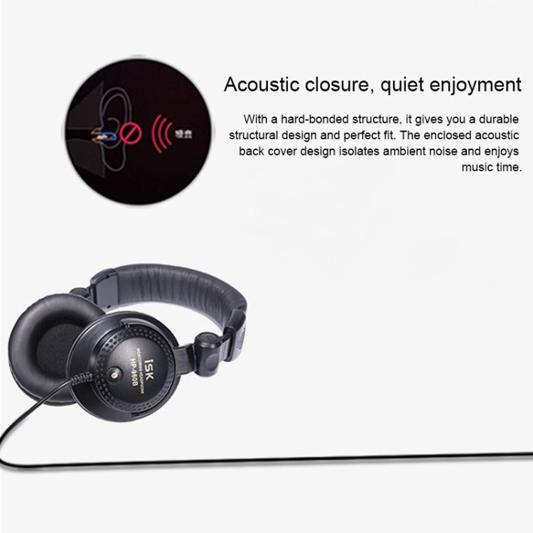ISK HP-960B Noise Isolating Monitor Headphones Dynamic Stereo K Song Wired Headset