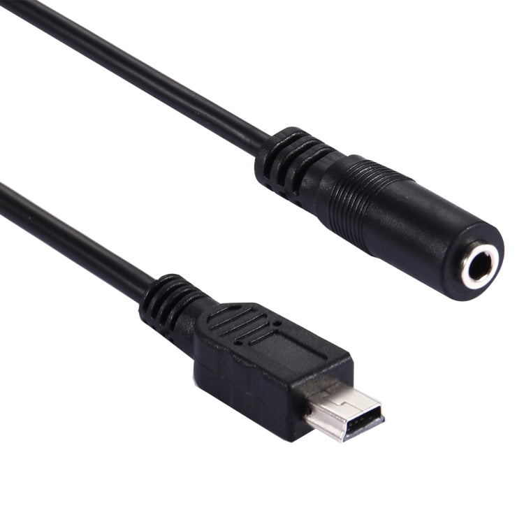 Mini USB to 3.5mm Audio Conversion Line Earphone Adapter Cable, For Motorola V3 / L6 Mobile Phones(Black)