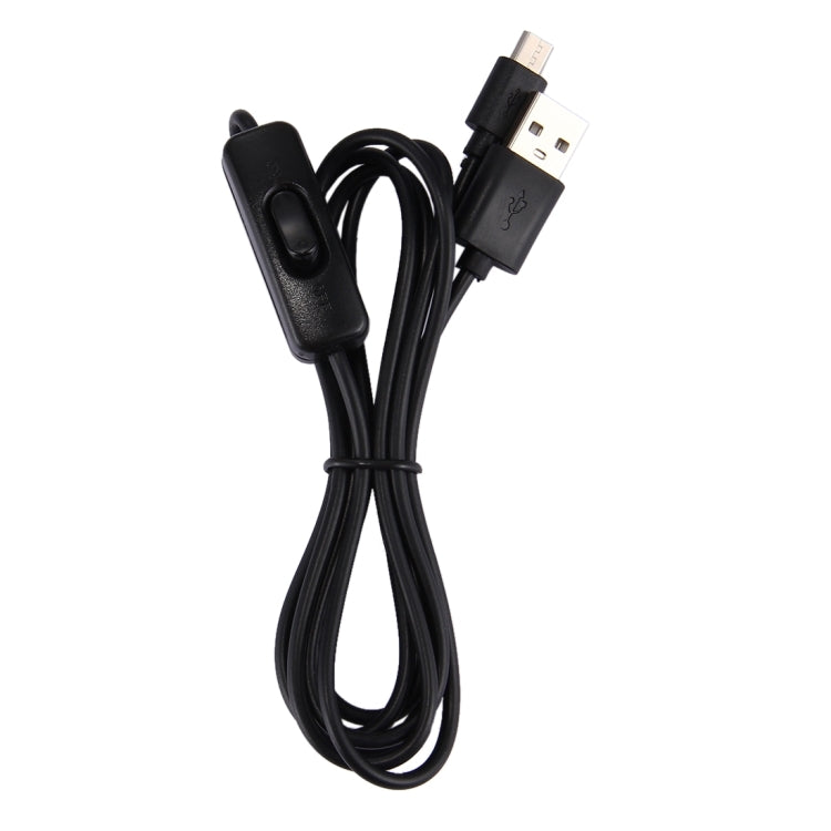 1.5m 5V 2A USB Charing Power Cable With On / Off Switch Button, For Smartphone / Tablet / Raspberry Pi / Banana Pi(Black)