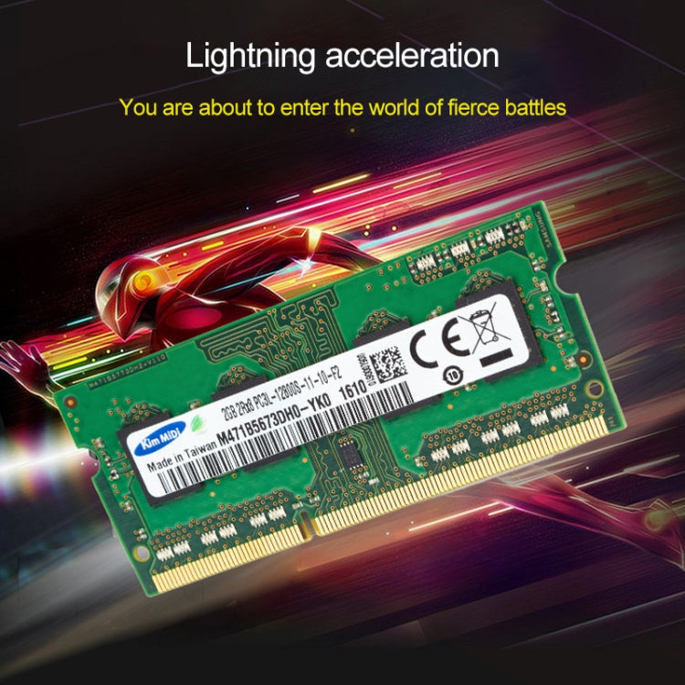 Kim MiDi 1.35V DDR3L 1600MHz 2GB Memory RAM Module for Laptops