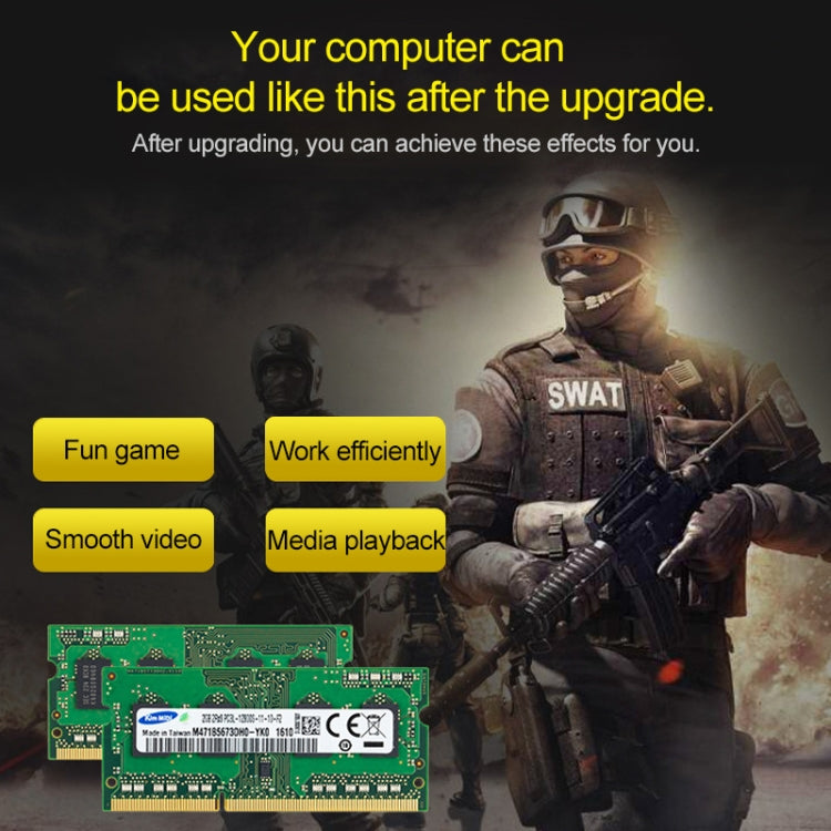 Kim MiDi 1.35V DDR3L 1600MHz 2GB Memory RAM Module for Laptops