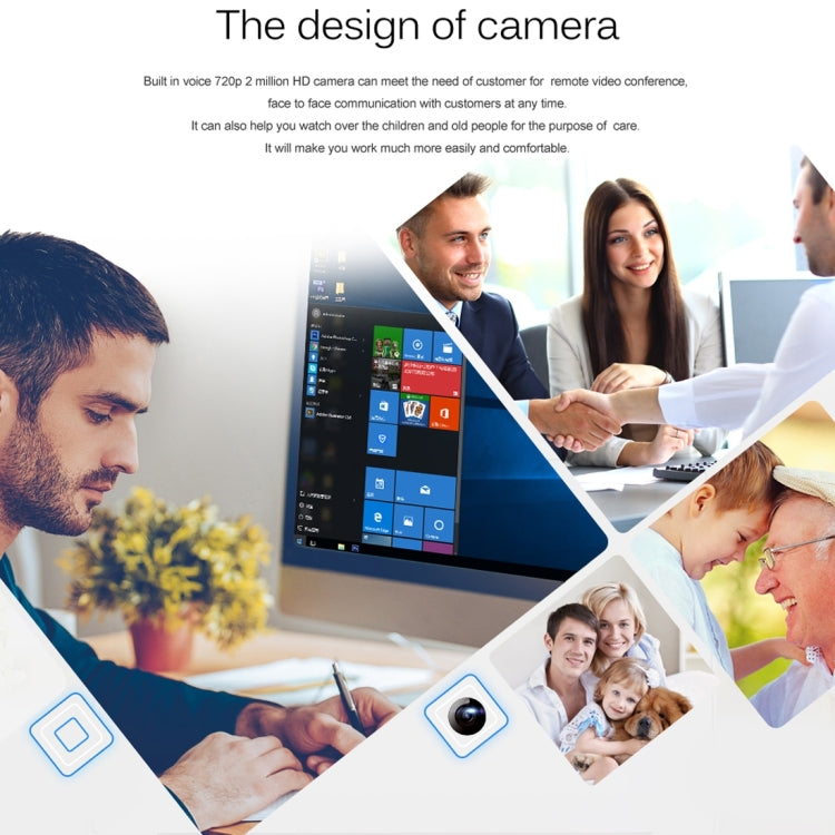 Cenovo Mini PC / TV Box King Kong with 720P Voice Camera, Support Windows 10 OS, Intel Cherry Trail Z8300 Quad Core 1.84GHz, RAM: 4GB, ROM: 64GB, Built in Dual Band WiFi, Bluetooth 4.0(Black)