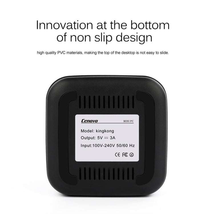 Cenovo Mini PC / TV Box King Kong with 720P Voice Camera, Support Windows 10 OS, Intel Cherry Trail Z8300 Quad Core 1.84GHz, RAM: 4GB, ROM: 64GB, Built in Dual Band WiFi, Bluetooth 4.0(Black)