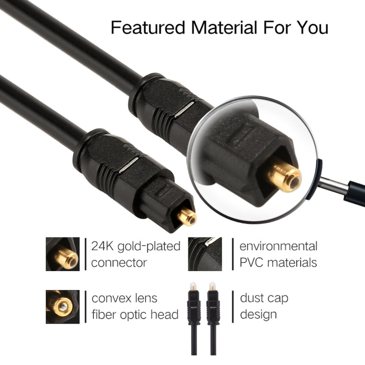 EMK 30m OD4.0mm Toslink Male to Male Digital Optical Audio Cable