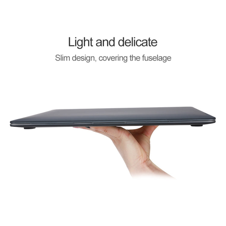 For Huawei MateBook 13 inch 2019 / 2020 Shockproof Frosted Laptop Protective Case(Transparent)