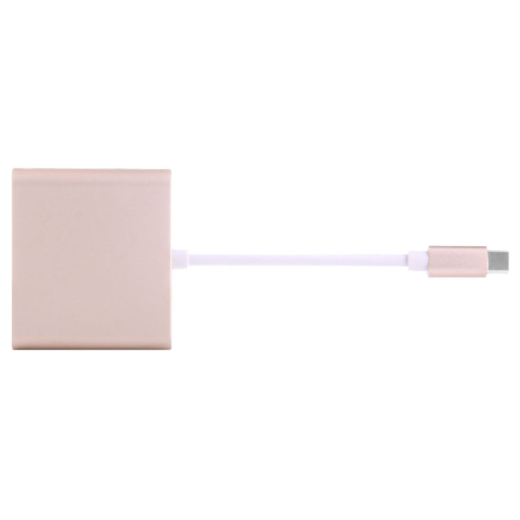 USB-C / Type-C 3.1 Male to USB-C / Type-C 3.1 Female & HDMI Female & USB 3.0 Female Adapter