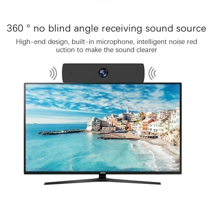 S-1 2.0MP 1080P HD USB Camera AI TV WebCam with Microphone