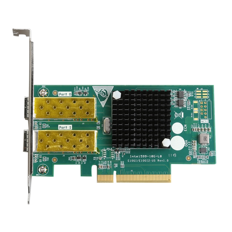 TXA037 Intel 82599 Dual SFP Port PCI Express FCoE PCIe x8 10 Gigabit Ethernet Network Optical LAN Card Adapter
