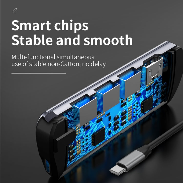 Basix T1904 4 In 1 Multi-function Type-C / USB-C HUB Expansion Dock