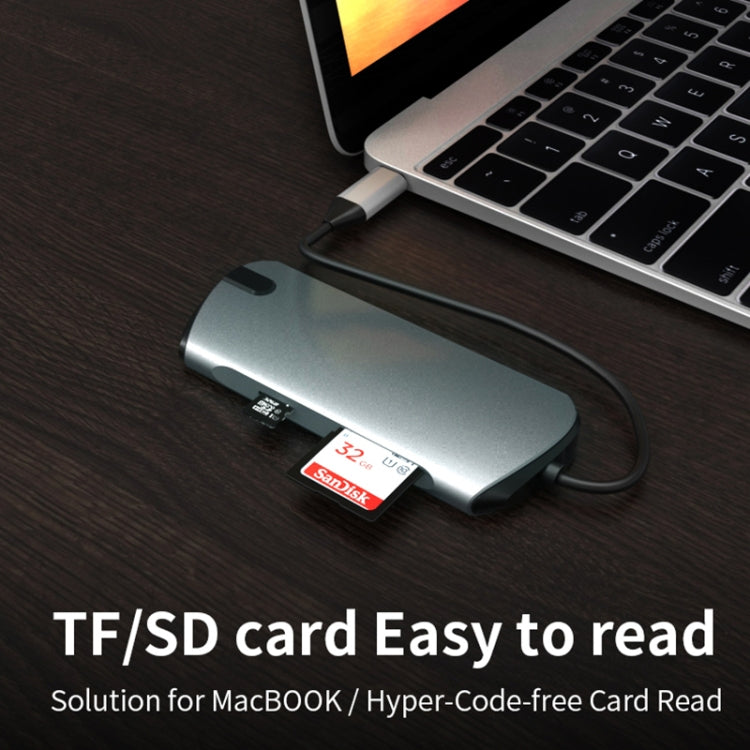 Basix T1907 7 In 1 Multi-function Type-C / USB-C HUB Expansion Dock