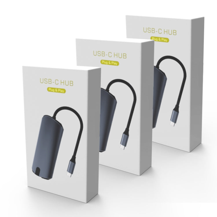 Basix T1907 7 In 1 Multi-function Type-C / USB-C HUB Expansion Dock