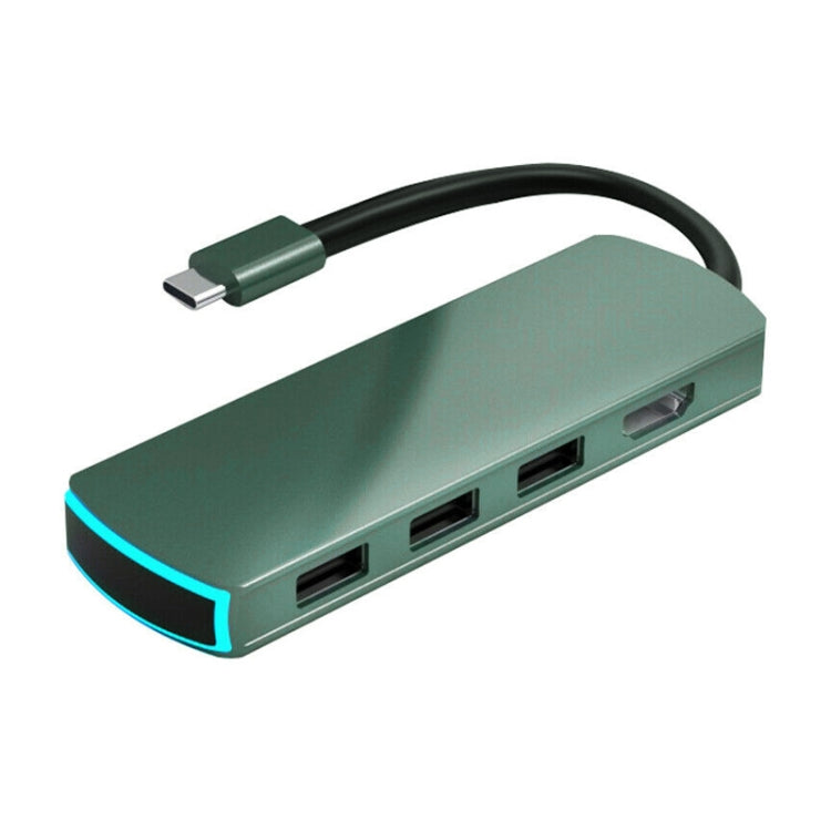Basix Mate6 6 In 1 Multi-function Type-C / USB-C HUB Expansion Dock