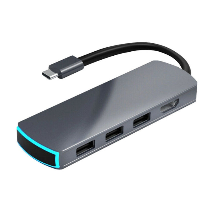 Basix Mate6 6 In 1 Multi-function Type-C / USB-C HUB Expansion Dock