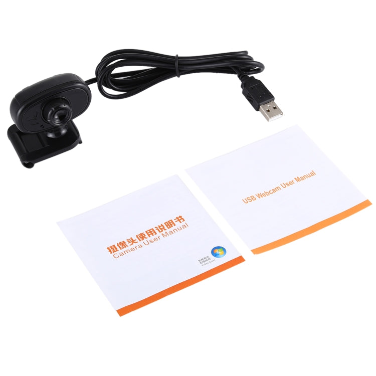 MSK-03 480P USB Camera WebCam with Microphone(Black)