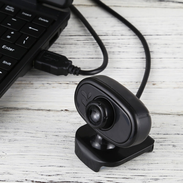 MSK-03 720P USB Camera WebCam with Microphone (Black)