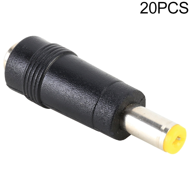 20 PCS 5.5 x 2.1mm DC Femaleto 5.5 x 2.7mm DC Male Power Plug Adapter