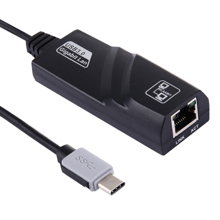 USB-C / Type-C 3.1 Male to Gigabit Ethernet RJ45 LAN Adapter for Macbook / ChromeBook / Tablet PC / Laptop PC