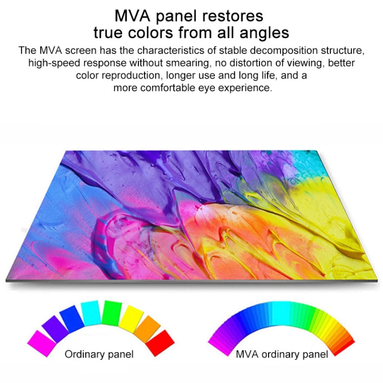 27 inch 75Hz HD 1080P Flat Panel Screen MVA LCD Display Gaming Monitor without Frame