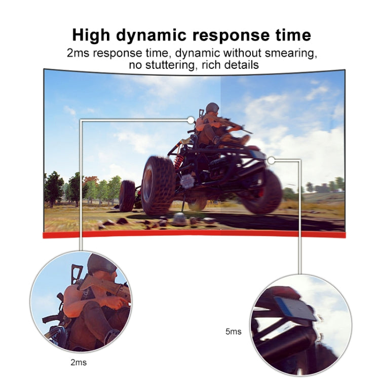 27 inch 75Hz HD 1080P Curved Screen MVA LCD Display Gaming Monitor without Frame