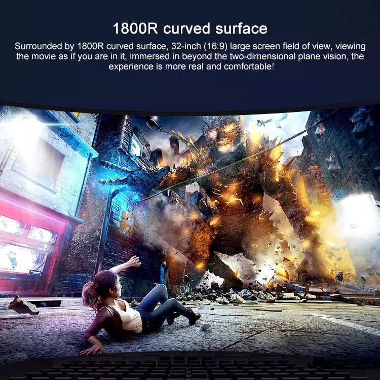 32 inch 144Hz HD 1080P Curved Screen Narrow Frame MVA LCD Display Gaming Monitor