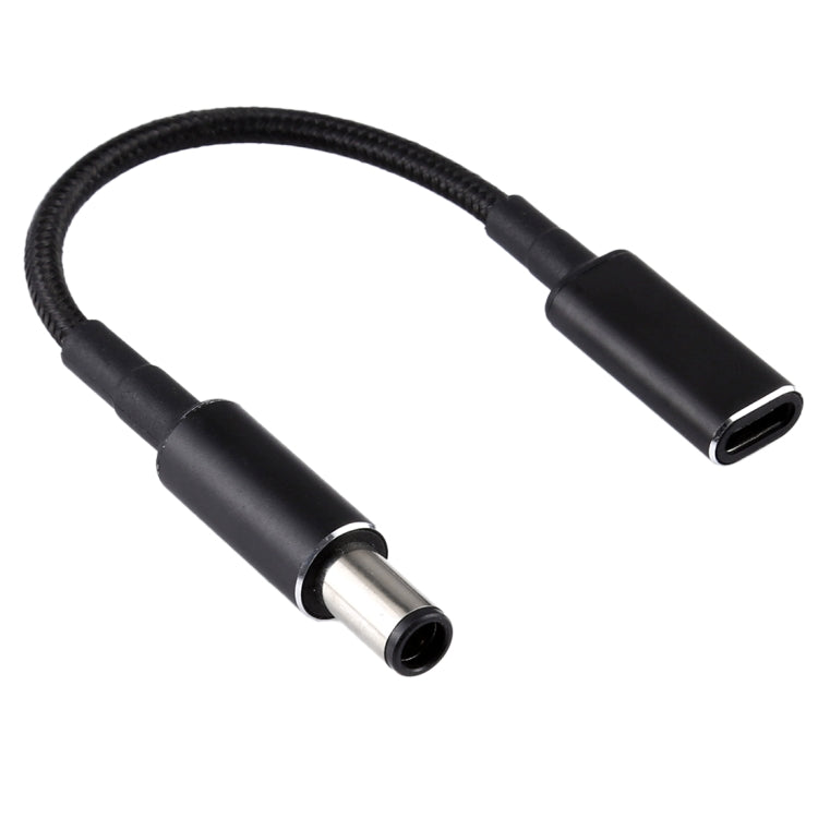PD 100W 18.5-20V 7.4 x 0.6mm to USB-C / Type-C Adapter Nylon Braid Cable for HP