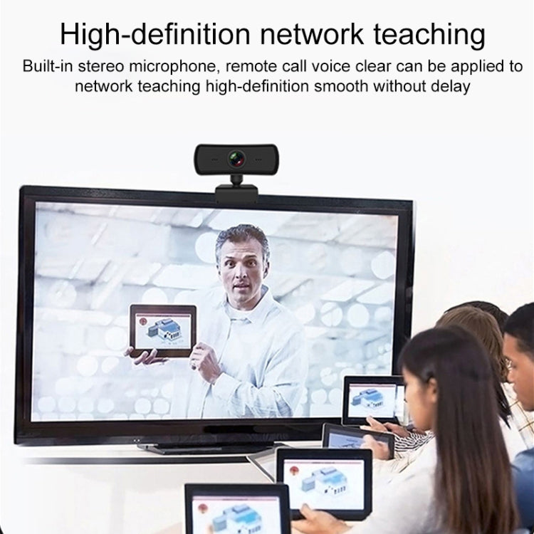 2K HD Business Smart Computer Camera USB Webcam with Microphone