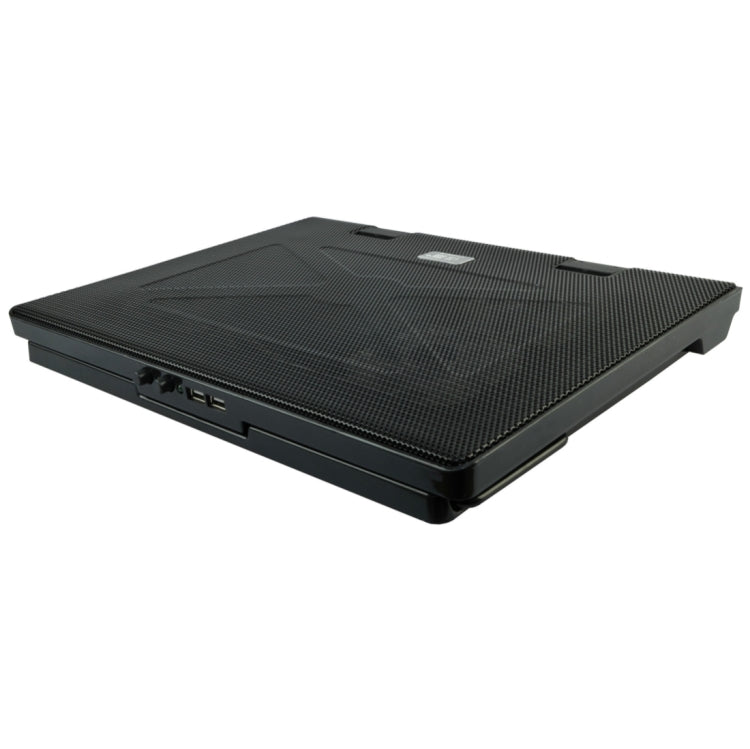 NUOXI S500 5 Fans Ultra Silent CPU Notebook Computer Cooling Base USB Cooler Pad with 2 x USB Ports & 2 Switchs