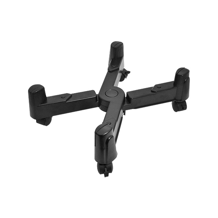 5-wheel Adjustable Moving Pulley X-type Computer Mainframe Plastic Chassis Tray Holder