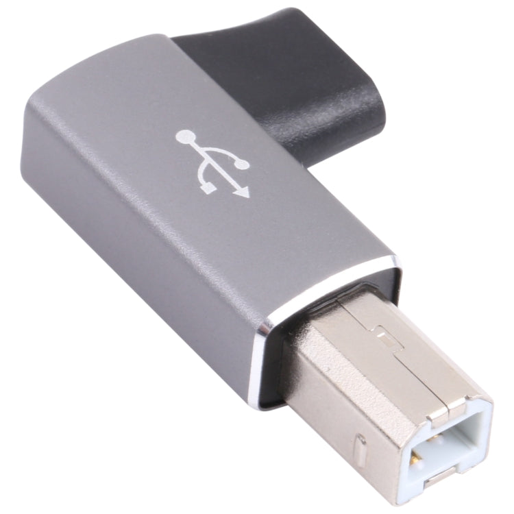 USB-C / Type C Female to USB 2.0 B MIDI Male Adapter for Electronic Instrument / Printer / Scanner / Piano