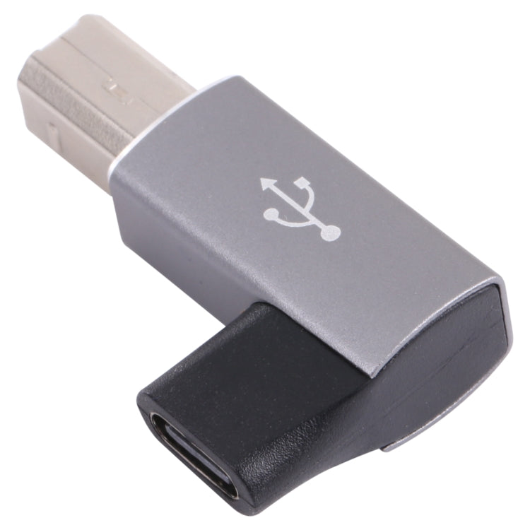 USB-C / Type C Female to USB 2.0 B MIDI Male Adapter for Electronic Instrument / Printer / Scanner / Piano