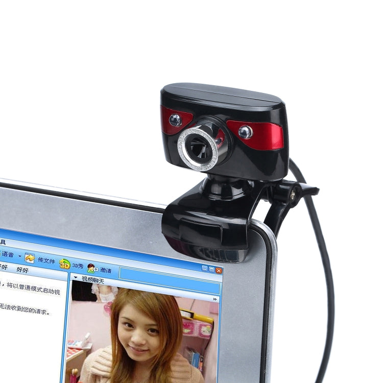 A886 12.0 Million Pixels Manual Adjustable Focal Length Webcam, Built-in Microphone